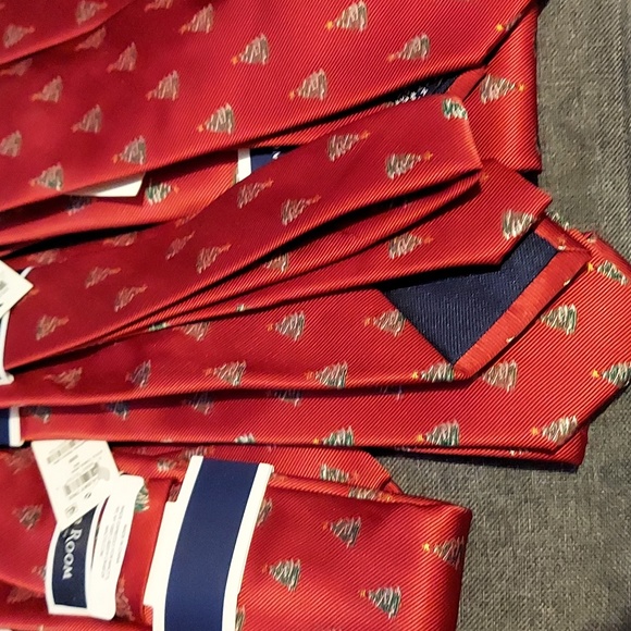 Club Room Men's Holiday Tree Tie, - Picture 3 of 4